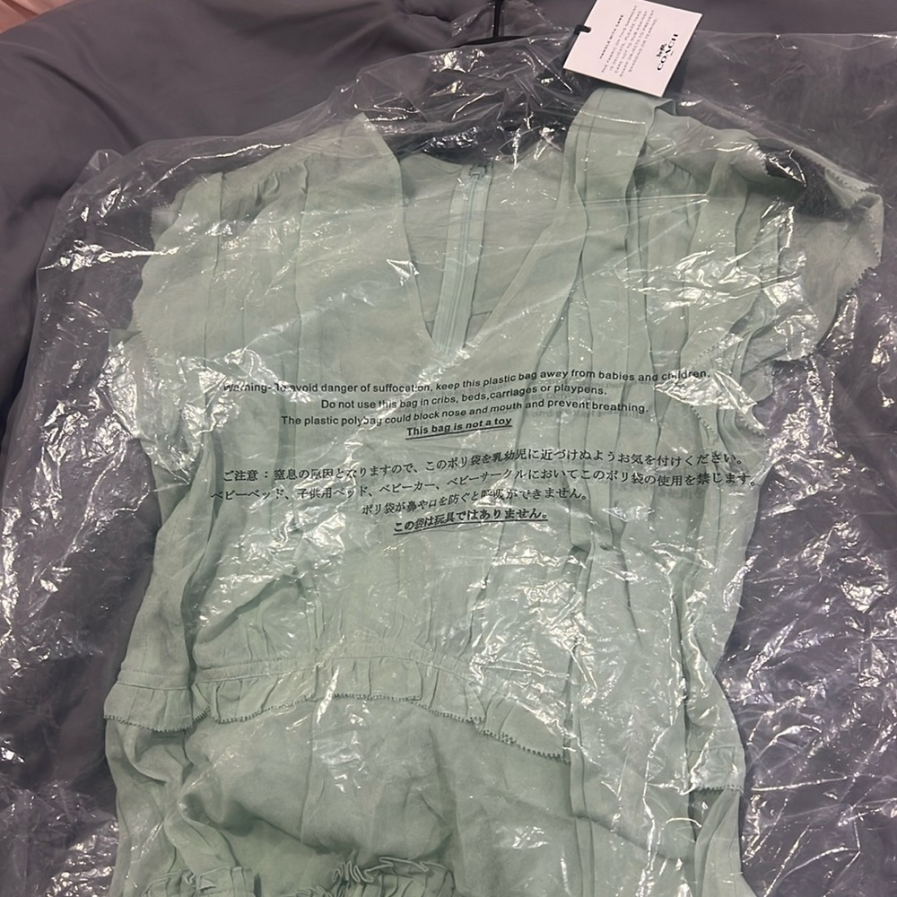 Coach Uptown Dress (Pale Green) Size 0